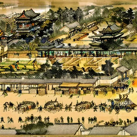 qingmingshanghe, <lora:qingmingshanghe>