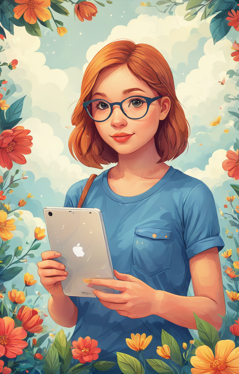 masterpiece,best quality,<lora:tbh43-sdxl:0.9>,illustration, tech genius teenage girl