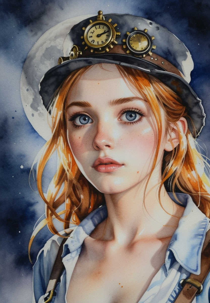 (epic:1.2), trending on artstation, (high quality:1.2), (masterpiece:1.2), high details, incredibly absurdres, colorful), (steampunk:1.24), (nostalgic:1.24), (melancholy:1.25), (watercolor painting:1.19), (mysterious:1.27), (Magical Realism:1.33), (Metalhead Art:1.25), (d_medium:1.27) (Two-shot:1.25) (back_view:1.14) ,, One Piece Series, (character: (Charlotte Linlin:1.25)), detailed eyes, perfect eyes, Proper Anatomy, (mood: (Bored:1.12), slack jaw, drooping eyelids, slightly uninterested gaze) , ,, (location:(plain:1.19) (moonbeam:1.36))