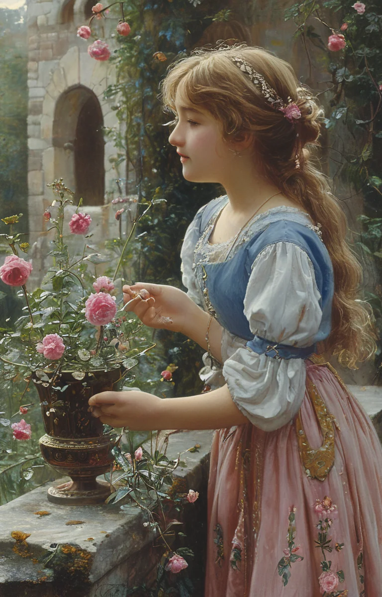 masterpiece,best quality,<lora:tbh201-sdxl:0.9>,illustration,style of Edmund Leighton
portrait of idolmaster cinderella girls,