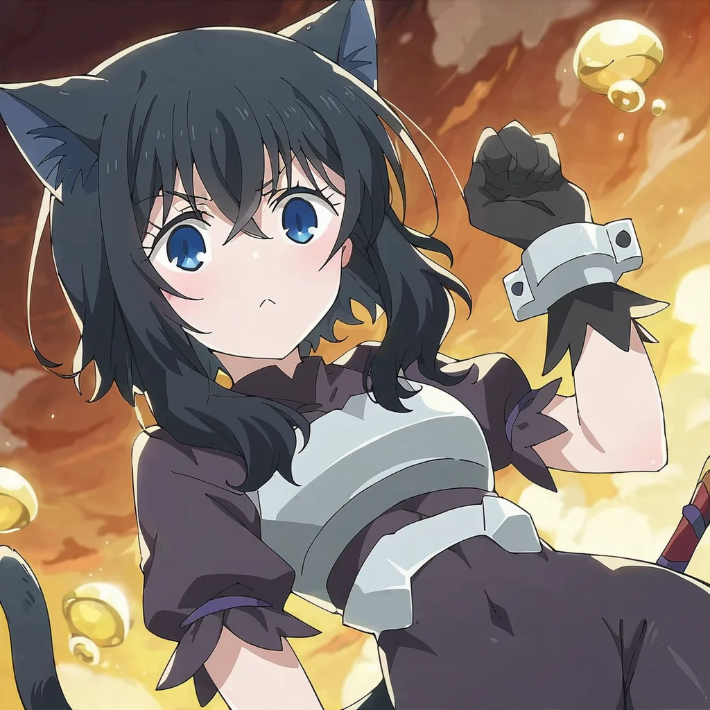 score_9, score_8_up, score_7_up, source_anime, best quality, masterpiece, absurdres, 1girl, fran, Tensei Shitara Slime Datta Ken, undersized clothes, petite, wide shot, <lora:fran-tensura-ponyXL-v0.5:1>, cat tail, skin tight,