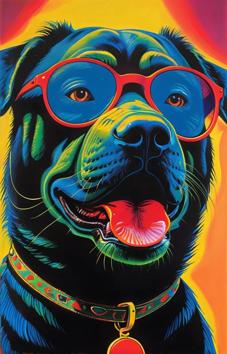 masterpiece,best quality,<lora:tbh332-sdxl:0.6>,illustration,style of Ed Paschke animals