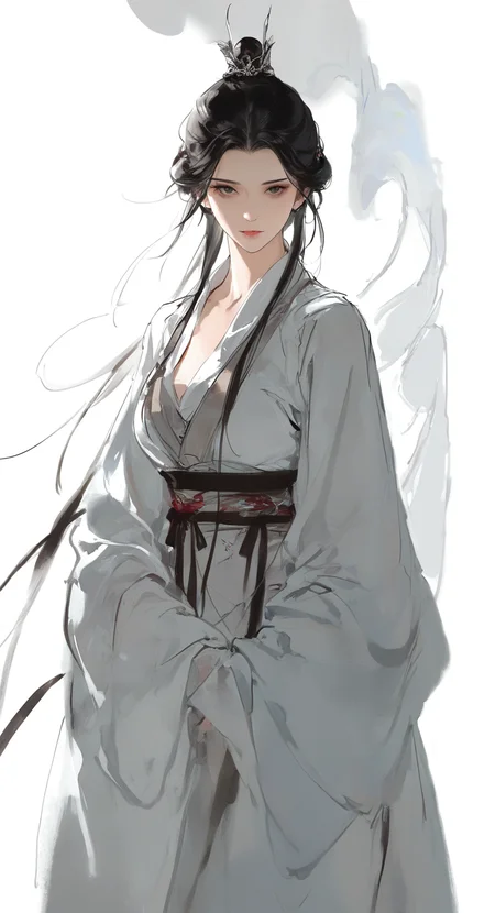 masterpiece, best quality, good quality, very awa, very aesthetic, absurdres, newest, ssink, ink (medium), 1girl, delicate hanfu, long hair, looking at viewer,
<lora:illustriousXL_stabilizer_v1.23:0.3> <lora:testink5_1:0.7> <lora:freehandink_V1:0.75>
