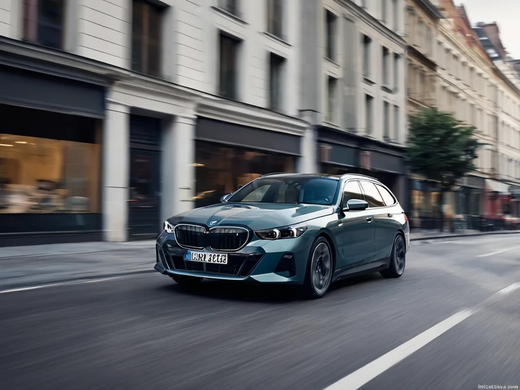 <lora:i5 touring:0.75>,
BMW i5 touring,car,Masterpiece,(realistic :1.4) wide-angle environment shot,speeding through a busy city,low Angle,side profile,motion blur,, masterpiece, best quality,