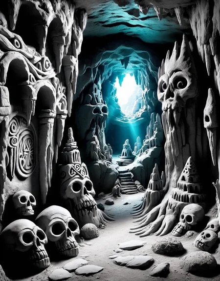 ais-drkclymtn mysterious cave with ancient symbols <lora:ais-drkclymtn-sdxl:1>