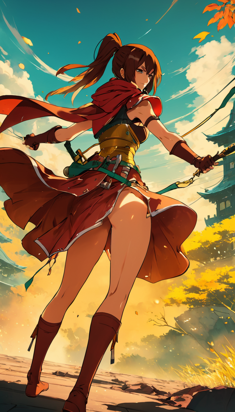 anime artwork Cinematic scene, d4r rogue <lora:diablo_4_rogue_3b:1>, action pose, nature, detailed background, masterpiece, best quality, high quality, absurdres . anime style, key visual, vibrant, studio anime, highly detailed