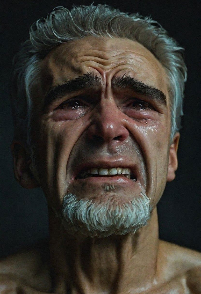 Cry a man