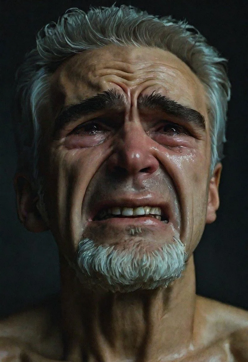 Cry a man