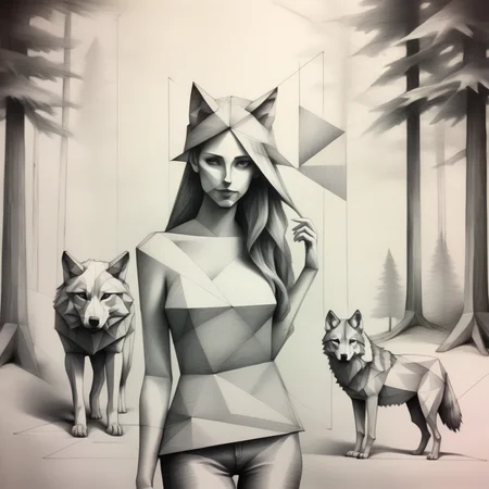 gformix geometric sketch girl and wolf in the forest
<lora:gformix:0.8>