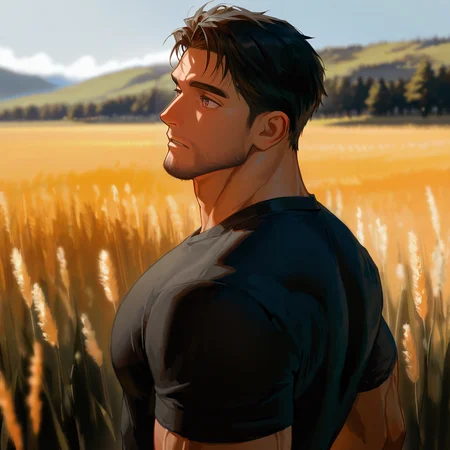 <lora:Random_style_lora_Illustrious:1>, rtxon, man, scenry, field, depth of field,, masterpiece,best quality,amazing quality,very aesthetic,high resolution,ultra-detailed,absurdres,
solo, male focus, muscular male, muscular male, bara, mature, (very short hair, beard, bara, mature, facial hair, stubble), facial hair, bara, mature,
aixiwuganda_(20222192), very awa, masterpiece, best quality, absurdres, newest, perfect quality, detailed background, intricate details,
<lora:slider_Body Type_alpha1.0_rank4_noxattn_last:2><lora:style_Anime Summer Days 2 Style SDXL_LoRA_Pony Diffusion V6 XL:.6><lora:slider_cfg_scale_boost:.7><lora:Artist6p:.55> Artist6p, Artist04p,<lora:slider_il_brightness_slider_d1:-1><lora:slider_il_contrast_slider_d1:-1><lora:slider_DarkSlider1.2_alpha1.0_rank16_full_300steps:-.6>