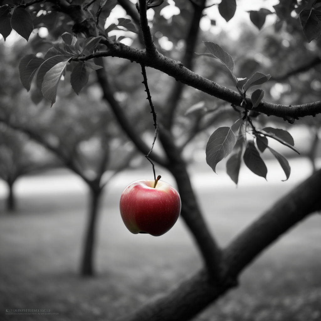 __NEW_My_wildcards/Camera_wildcards/Camera_nested_full-camera-set__ a photograph of a red apple hanging in a tree,

Hasselblad 907X 50C, Olympus M.Zuiko Digital ED 25mm f/1.2 PRO, directional lighting, black and white, silhouette exposure, tilt-shift focus, documentary photography, objective point of view, Reverse Shot photo, Close-Up Shot, a photograph of a red apple hanging in a tree,
