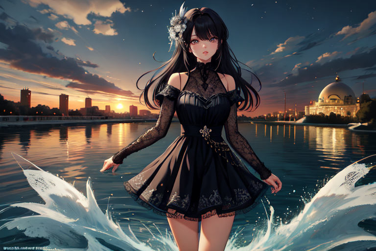 highly insanely detailed, masterpiece, top quality, best quality, highres, 4k, 8k, RAW photo, (very aesthetic, beautiful and aesthetic),  
(code_style,codestyle), 
<lora:CodeStyle (half generic class)_564920:0.7>, 
(1girl:1.3), 1other, 
Aswan_High_Dam,âââ