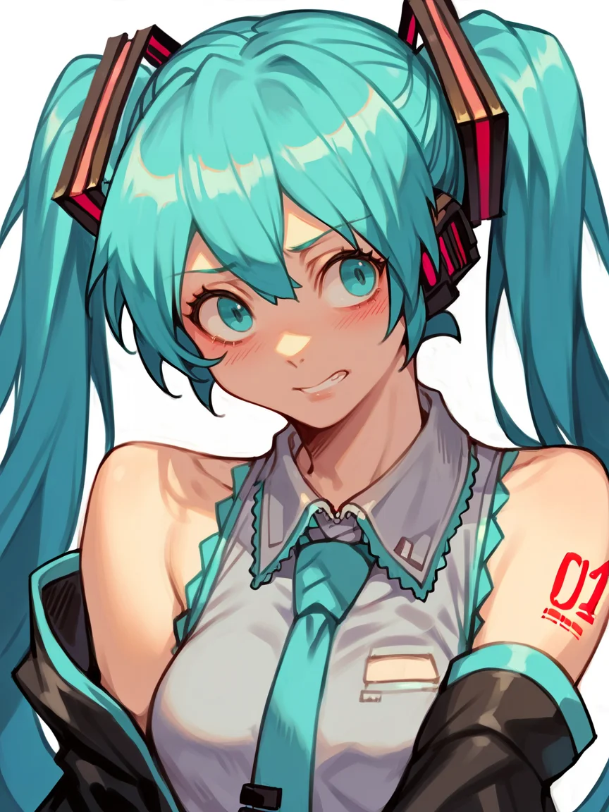 score_9, score_8_up, score_7_up, score_6_up, score_5_up,  <lora:HCXLP:1> hc, 1girl, hatsune miku,
