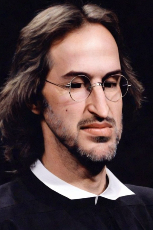<lora:PE_HabsburgDiffusion:1.2>  PEHabsburg, large chin, underbite,
steve jobs