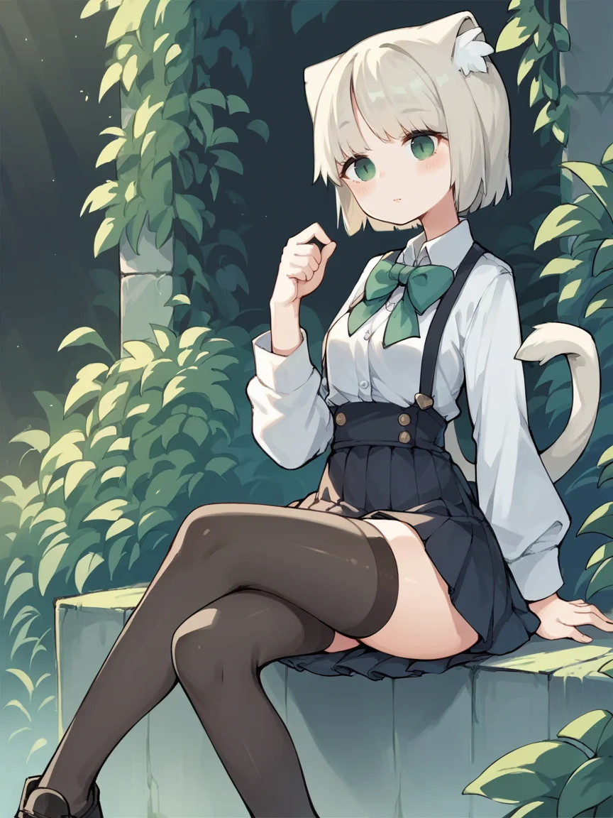 source_anime, score_9, score_8_up, score_7_up, score_6_up, score_5_up, <lora:4m00lXLP:1> 4m00l, 1girl, cat girl, curvy, thighhighs,
