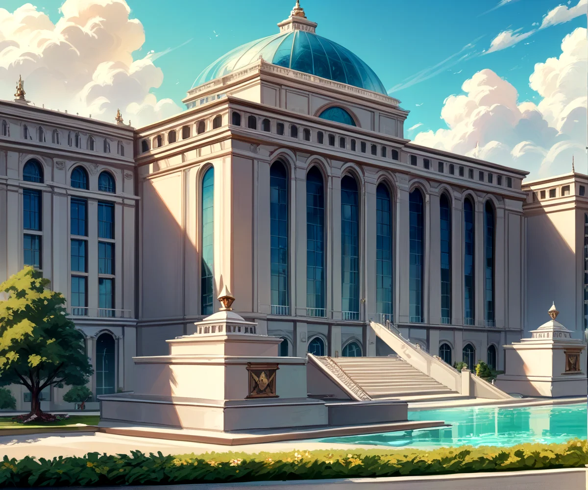 score_9, score_8_up, score_7_up,
<lora:Authoritarian_Architecture_(Architecture)_(Pony)_(AD):0.8> authoritarian, scenery, building, city, cityscape, architecture, monumental architecture,
8K, In'ei, chiaroscuro, soft natural volumetric cinematic perfect light, perfect depth of field shot, ray tracing, photometry, beautiful, subsurface scattering, idealized modern city, wide beautiful boulevards, busy city center, parks and manicured lawn areas, large parks, plazas, skyscrapers, hyper detailed, art by Thomas Kinkade, detailed background, detailed photographic fluffy anime clouds, Unreal Engine, CGI render, absurdly detailed, modern era photograph, masterclass oil painting,
BREAK zPDXL, zPDXLxxx, <lora:wowifierXL:0.2> art by mooncryptowow <lora:sdxl_lightning_8step_lora:0.4> <lora:detailed_notrigger:0.5>