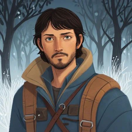 Cassian Blackthorn character <lora:ILLUSTRE_v1:1>