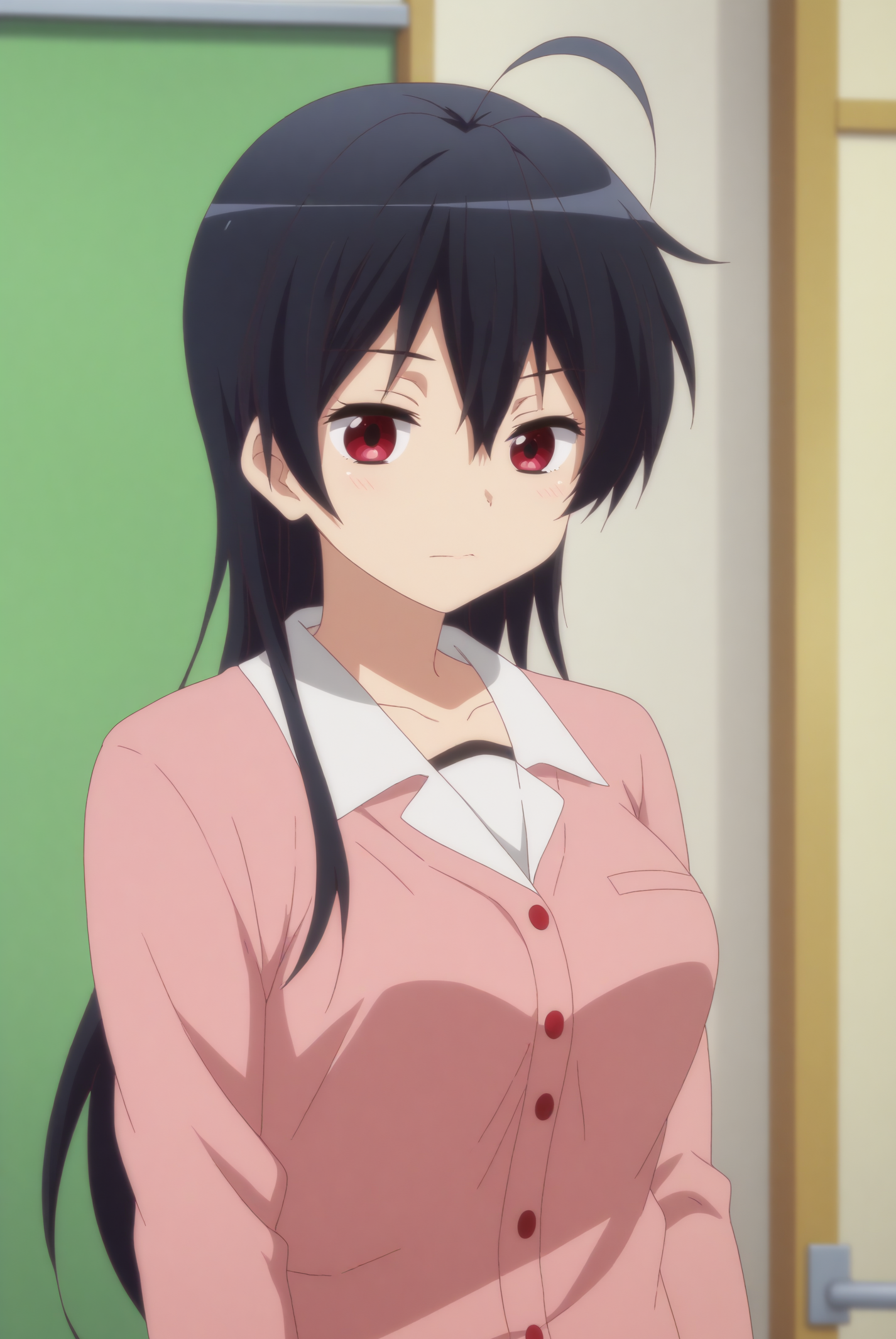 Touka_Takanashi, solo <lora:chuunibyou_demo_koi_ga_shitai-Touka_Takanashi-PDXL:0.8>