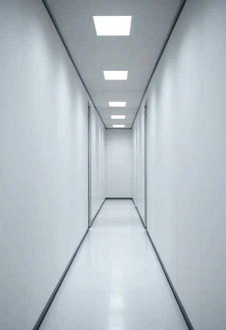 photo, realistic, (in severance, white hallway:1.2), against wall, depth of field, bokeh,
In cinematic film style, rule of thirds style, sharp focus, detailed image, high quality cinematic photography, dramatic light style, cinematic background, cinematic contrast, cinematic saturation, cinematic film color style, visual artistic composition style, cinematic film style,    photorealistic, shallow depth of field, vignette, highly detailed, high budget, bokeh, cinemascope, moody, epic, gorgeous, film grain, grainy <lora:severance:1>