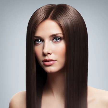 rogaine, female, straight, black, highres<lora:Rogaine:0.7>, hair