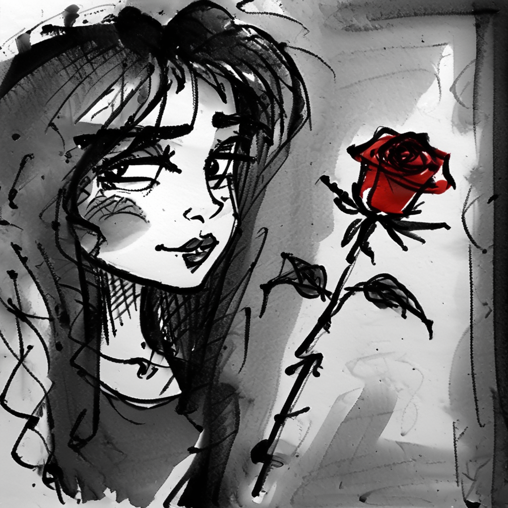 corcoc4s  girl with rose <lora:corcoc4s:1>