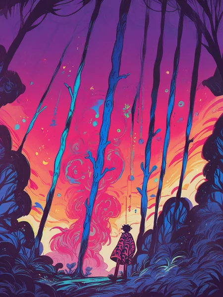 score_9, score_8_up, score_7_up, score_6_up, score_5_up, score_4_up, <lora:f3nn3rXLP:1> f3nn3r, 1boy, colourful, pink, blue, black, red, trippy