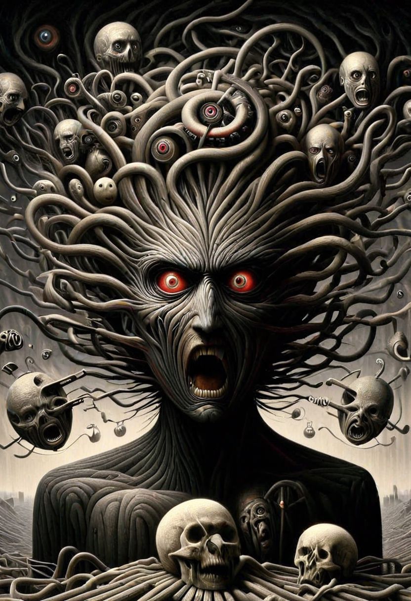chaos inside mind,