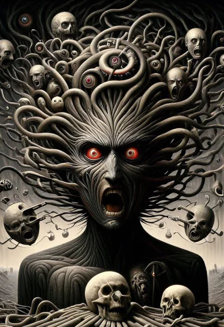 chaos inside mind,