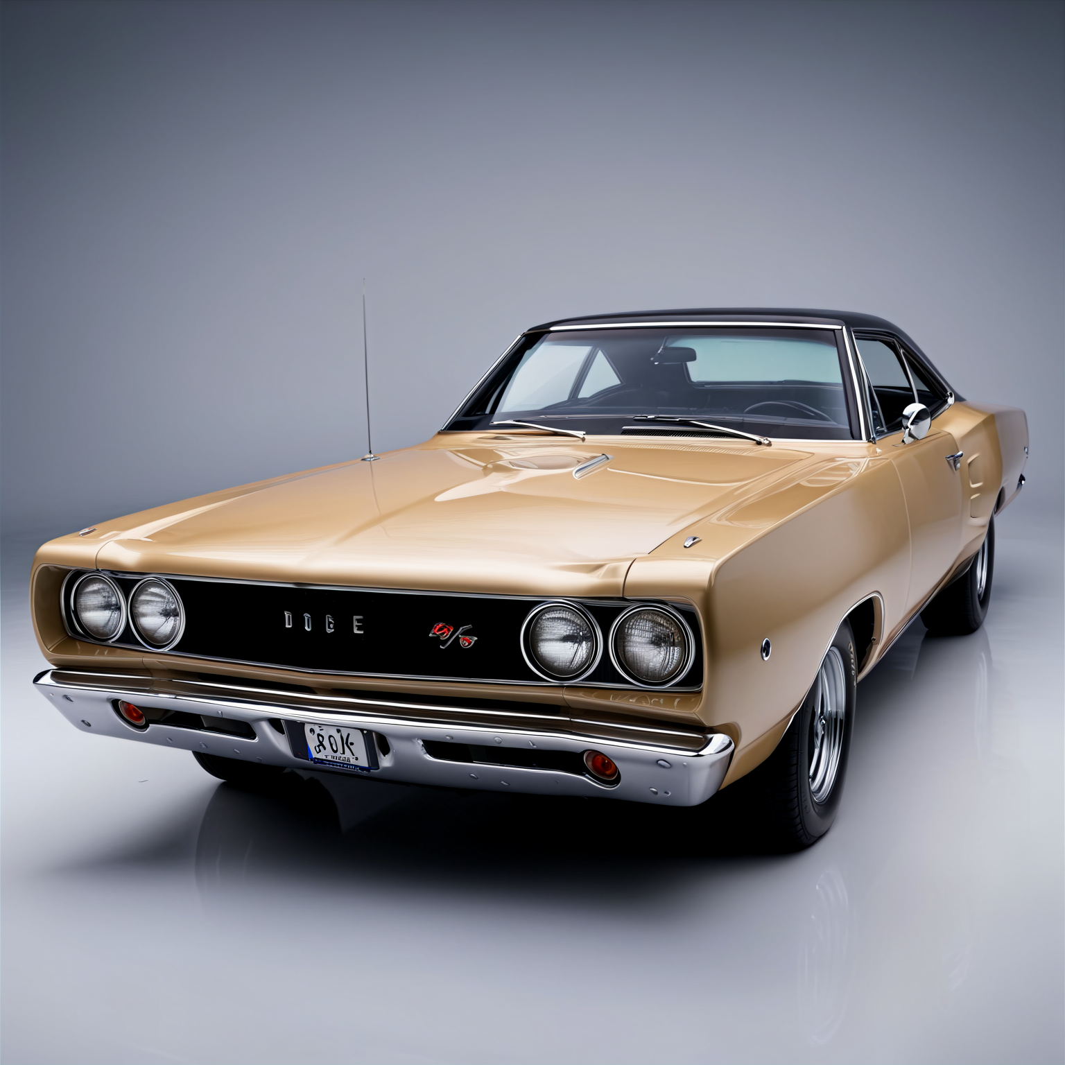 high-resolution 8k realistic photograph of a 68DodgeXL, studio lighting, rim lighting, shallow depth of field, <lora:68DodgeXL:0.85>