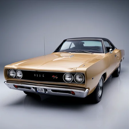 high-resolution 8k realistic photograph of a 68DodgeXL, studio lighting, rim lighting, shallow depth of field, <lora:68DodgeXL:0.85>