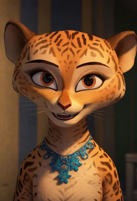 score_9, score_8_up, score_7_up, score_6_up, BREAK
source_furry, Gia, 1girl, upper body, happy, looking at viewer, perfect face, necklace <lora:Gia:0.7>