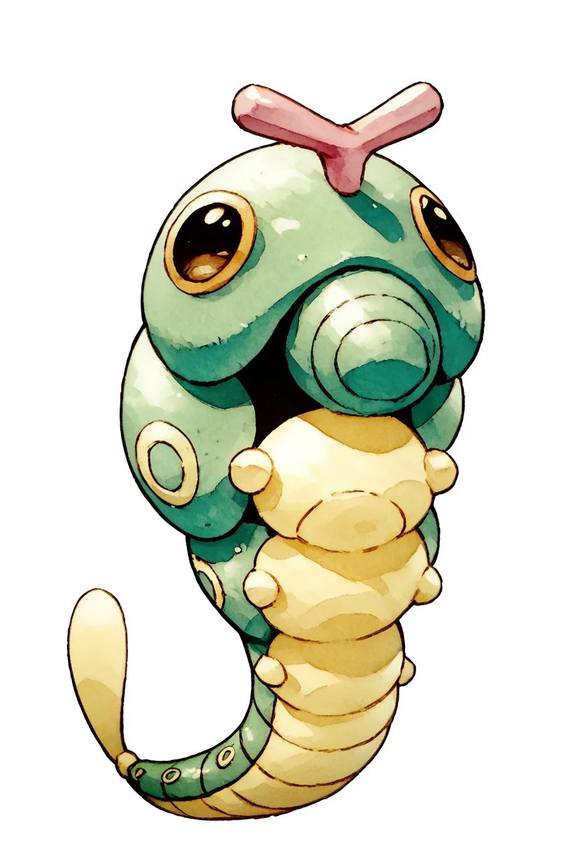 score_9, score_8_up, score_7_up, score_6_up,
ken sugimori, watercolor \(medium\)
BREAK,
caterpie, pokemon (creature), solo,
indoor, bedroom, dynamic
bedroom background,
Detailed background,
Expressiveh, zPDXL