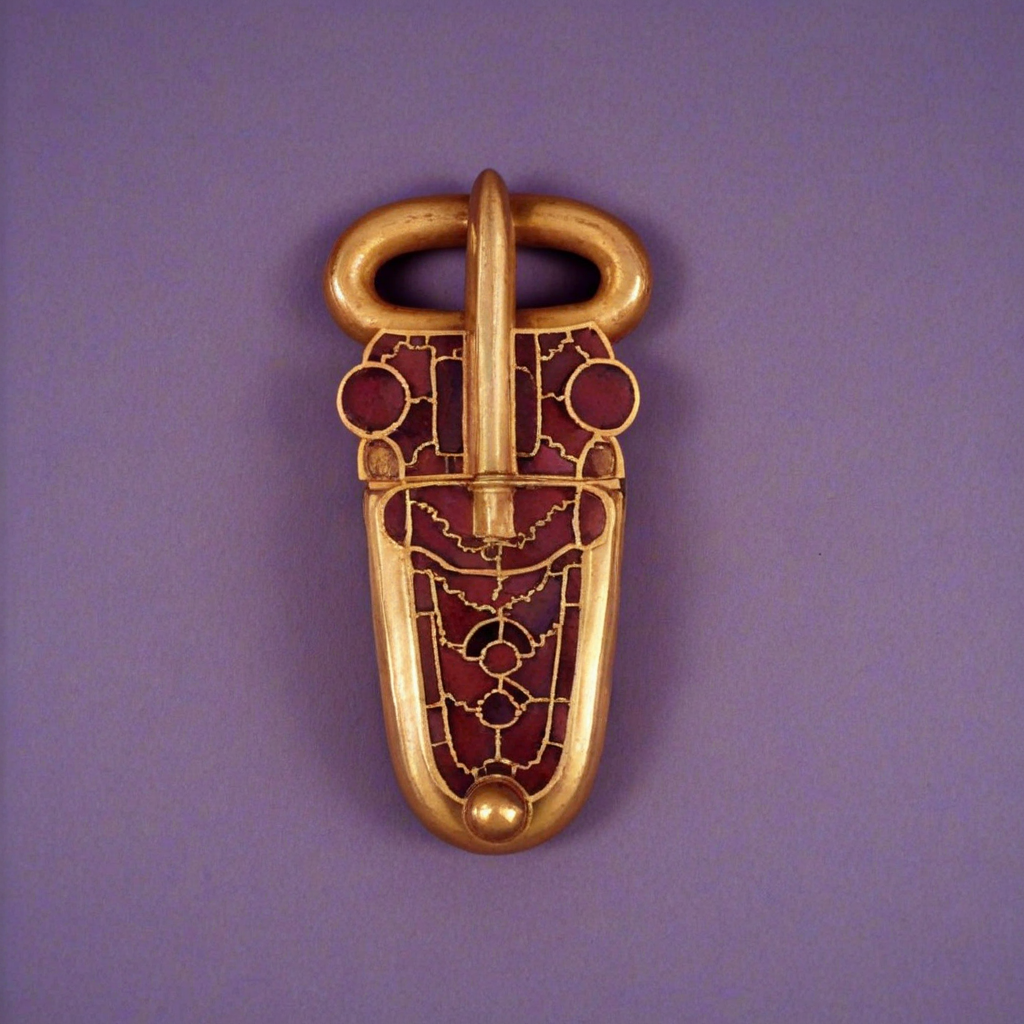 <lora:Anglo-Saxon_Buckles_Clasps_and_Strap_Fittings_XL:1>