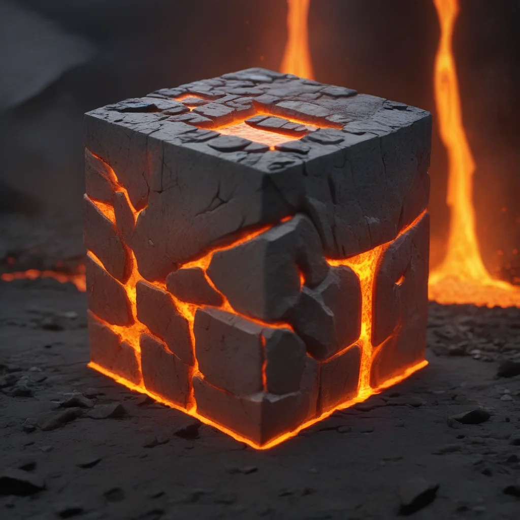 a cube, lava, magma, molten rock, glowing
 <lora:magma_12_lbw_2:1.6>