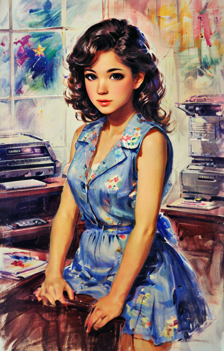 masterpiece,best quality,<lora:tbh4-sdxl:0.9>,illustration, portrait of idolmaster cinderella girls,