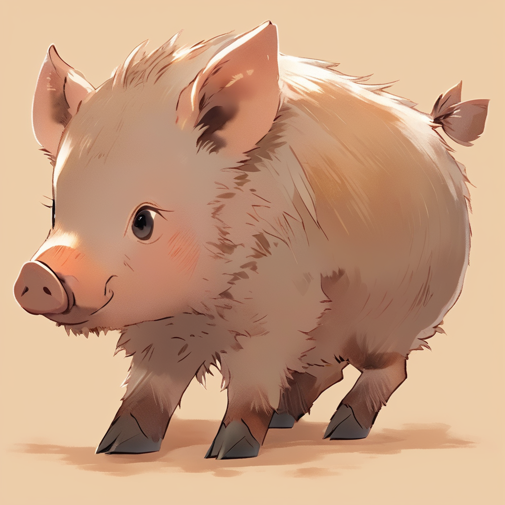 cute boar. solo.
 <lora:loha_animal_sdxl:1>
