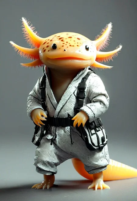 4xolotl, Axolotl (wearing outfit)