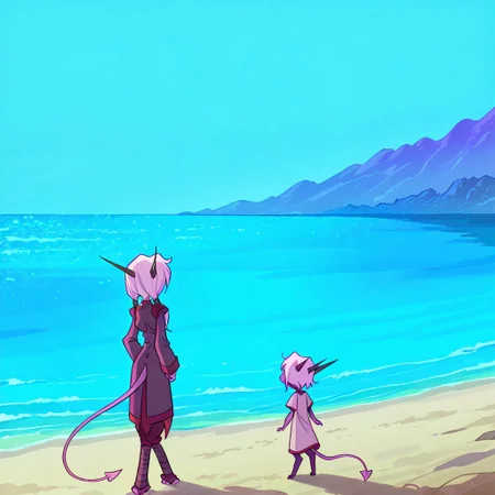 score_9, score_8_up, score_7_up,namah_calah,
1girl,solo,furry,tail, source_furry,horns,
,<lora:namah_calah_illustrious:0.8>,
masterpiece, child, kid,
sea, beautiful, landscape, day, woman, very intricate, very detailed, sharp, bright, colorful, <lora:Hand v2:0.5> <lora:Anti-Blur:1><lora:Insane Detail Slider:0.25> <lora:flux.1_lora_flyway_Epic-detail_v2:0.3> <lora:fluxenhancer:0.25> <lora:anime_retro:1> anime_martz, anime_retro