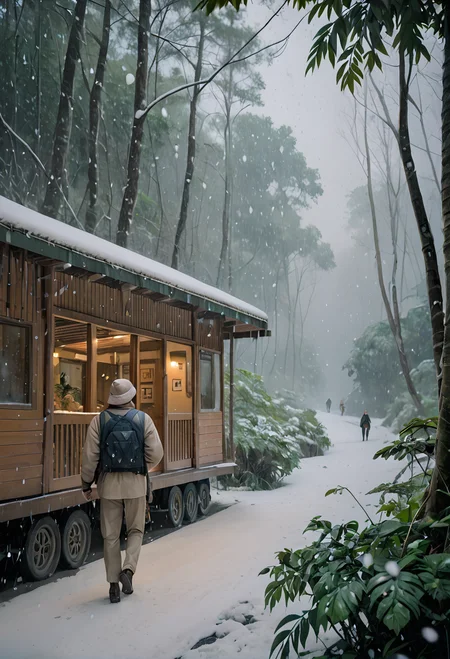 score_9,score_8_up,score_7_up,8k,,ruanyi0732,snowing,jungle,
1girl,<lora:0732 winter_v1_pony:1>