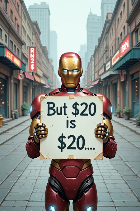 20is20, holding sign, anime, 1boy, sign, masterpiece, looking at viewer, ironman, city, outdoors <lora:$20_is_$20_Holding_Sign_v1.0_-_Illustrious_by_JANXD:1>