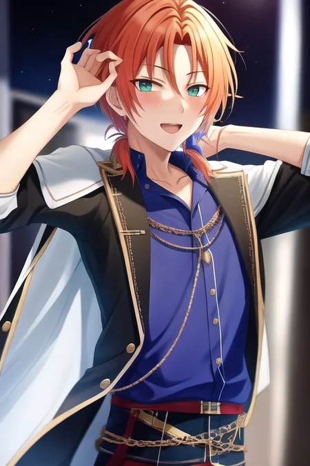 <lora:leo_tsukinaga:0.8>, mesterpice, bestquality, leo_tsukinaga, 1boy, 1boy, 8k, solo,