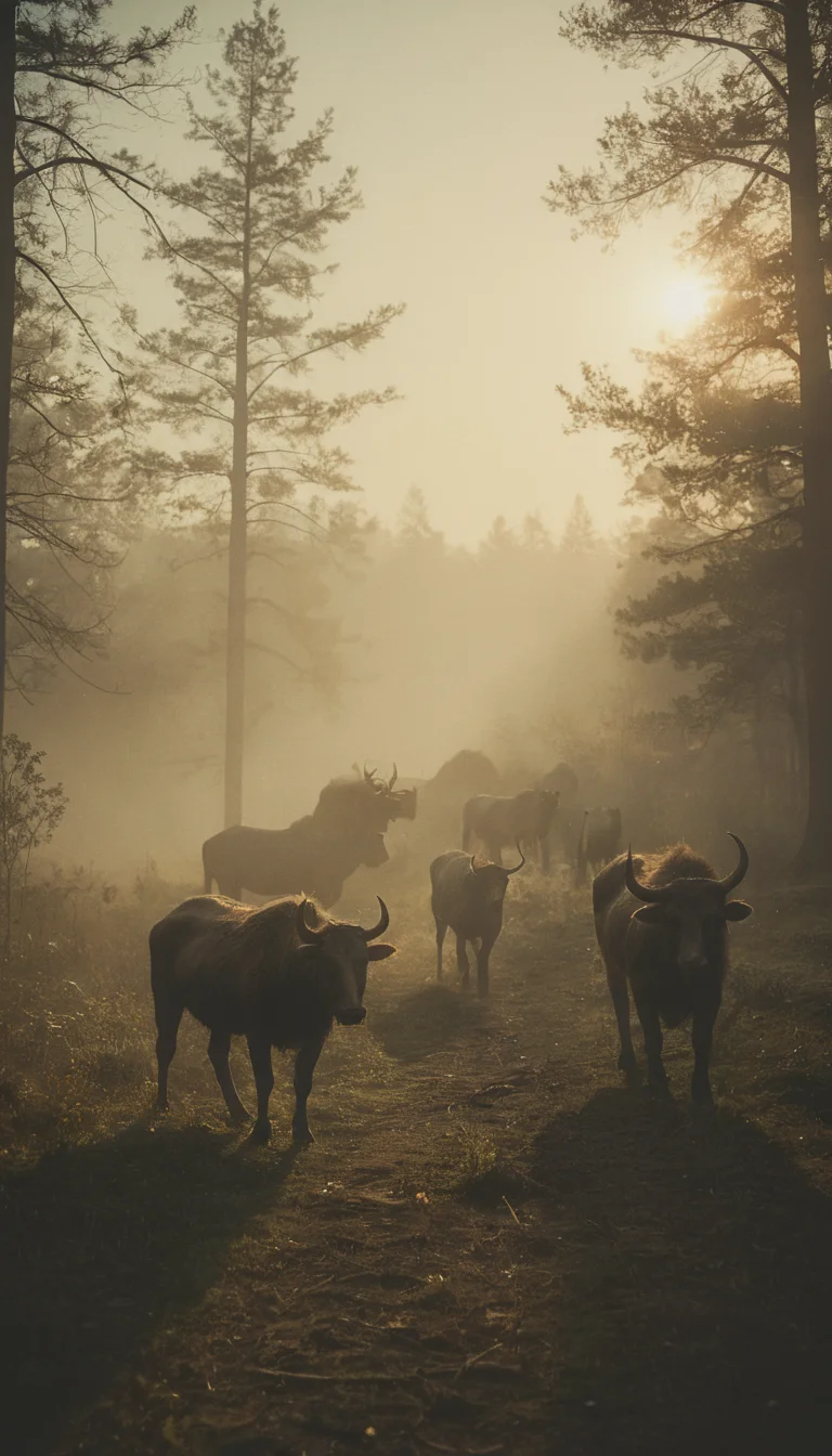 High-fidelity photograph, spectral beasts, High-accuracy photographic detail, stingy details, fading memories, misty edges, vintage color grading, Golden hour, <lora:zavy-cntrst-sdxl:0.4> dark, low-key