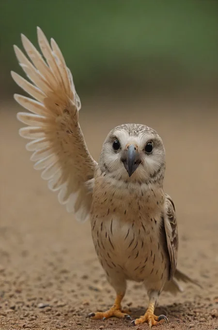 birb? + win? winged high-five... confused ... whryyy?! <lora:- SDXL - vanta-black_contrast_V3.0:0.8>