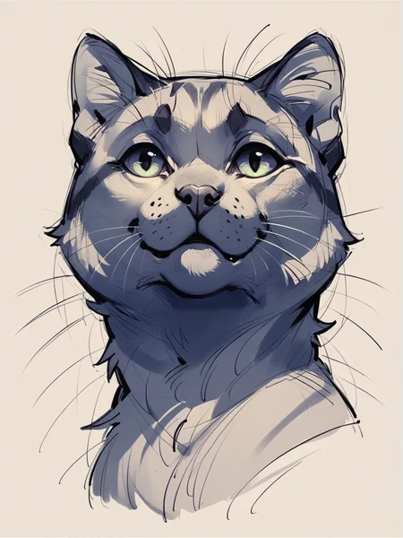 score_9, score_8_up, score_7_up, score_6_up, score_5_up, score_4_up,   <lora:1nksk3tchXLP2:0.7> 1nksk3tch, cat, sketch, <lora:Pony_AnthroV1.0:0.5>