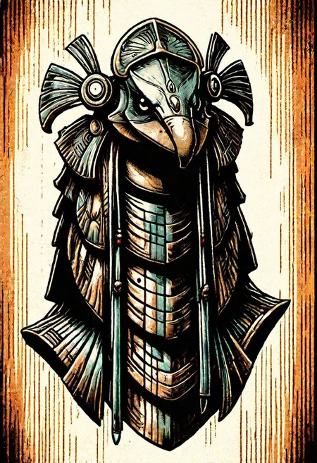 portrait of a stargateHorus <lora:Western_Comic:0> <lora:Western_Comic_Style:0.8>