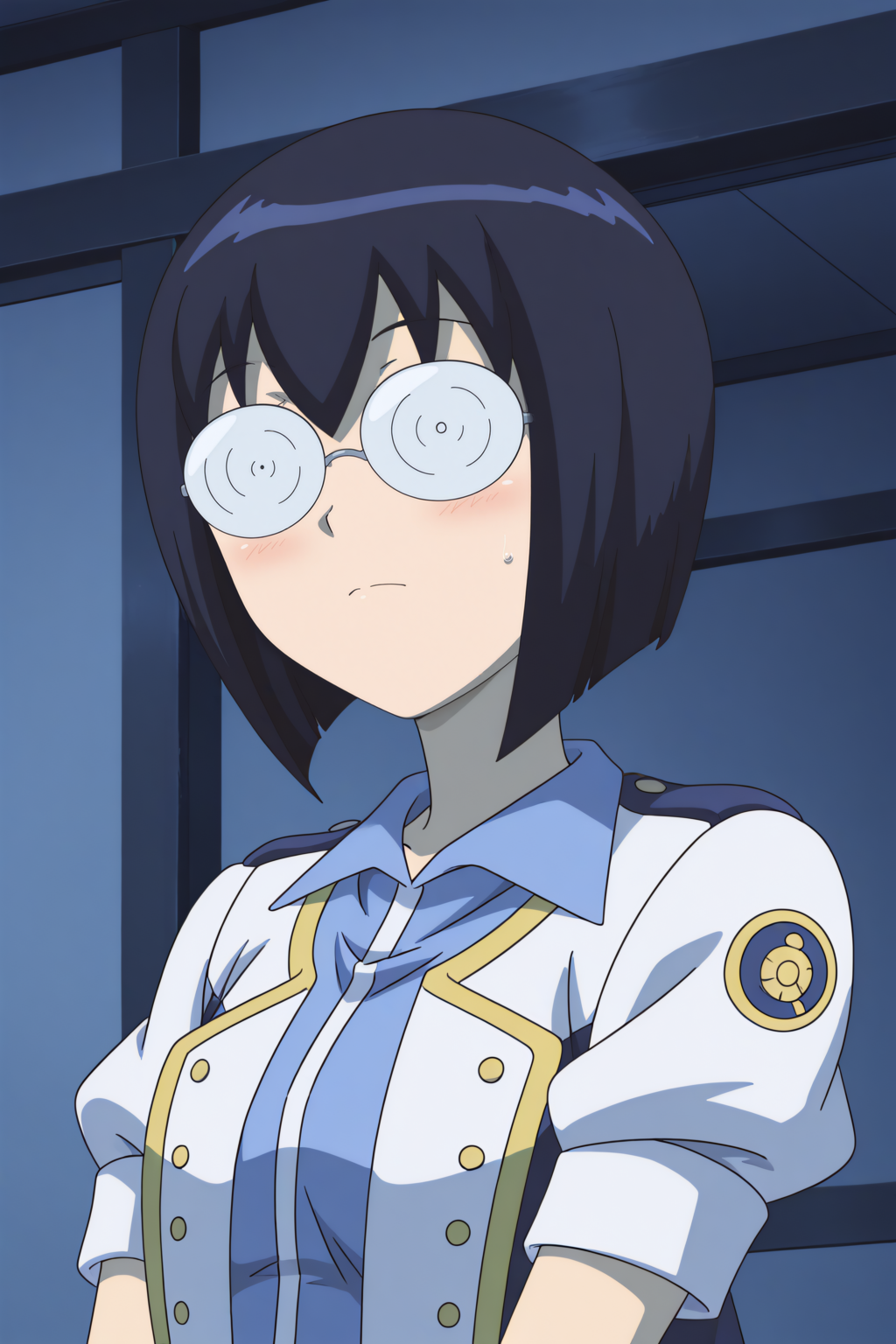 Ranko Kaneko, opaque glasses <lora:Zettai_Karen_Children_-_Ranko_Kaneko_-_illustrious:0.8>