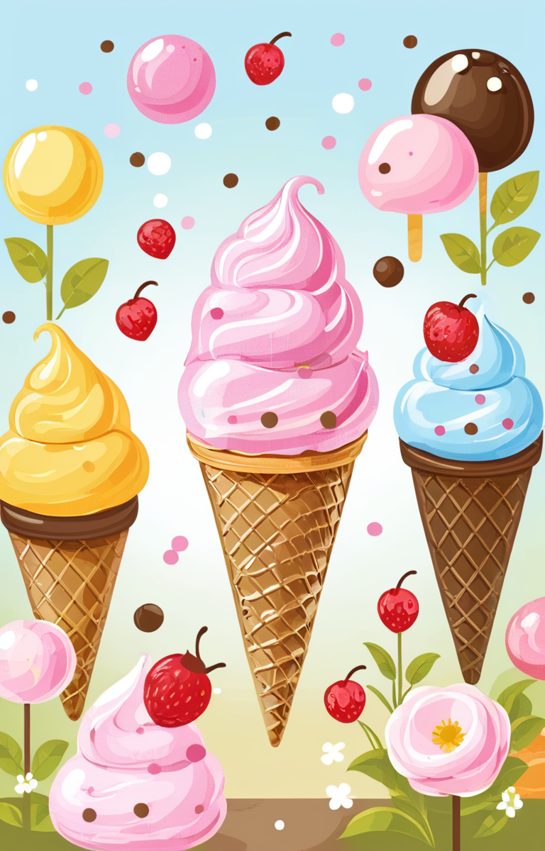 masterpiece,best quality,<lora:tbh14-sdxl:0.9>,illustration,ice cream A bottle of perfume in garden