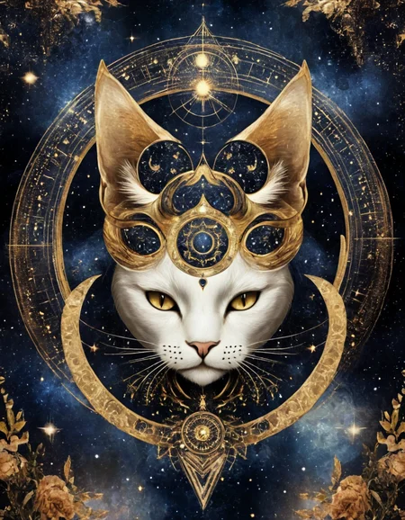 novuschroma83 style symmetrical cat celestial design <lora:novuschroma83 style:1>