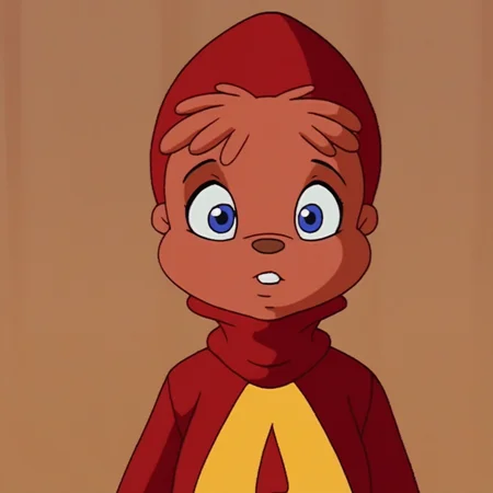 turtleneck, red sweater, Front view, Blue eyes, solo
