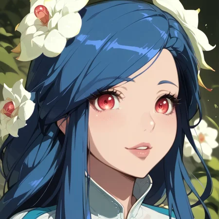 2D, best quality, highly detailed, score_9, score_8_up, score_7_up, score_6_up, source_cartoon, 
BREAK, 1girl, queendizzy, flirtatious expression, cute smile, tight body, frontal shot, round breasts, perfect tits, large breasts, beautiful, 1woman, glowing, close up